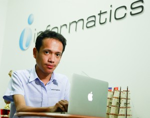 Paguia is now embarking into his first big IT project - the school's online student portal.