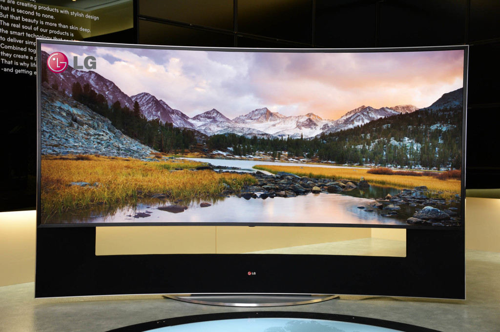 105-inch 21:9 LG Curved Ultra HD TV (model 105UC9)