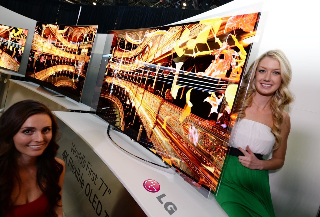 77-inch LG Ultra HD Curved OLED TV
