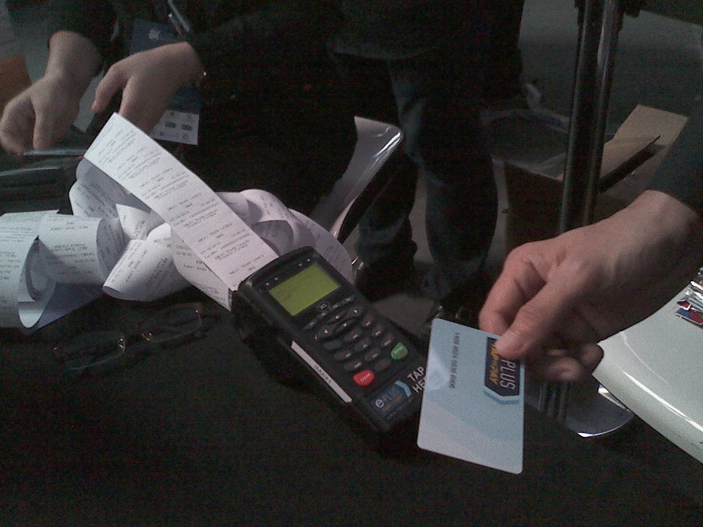 e-Plus Tap to Pay terminal. Photo by Lanie De Leon.