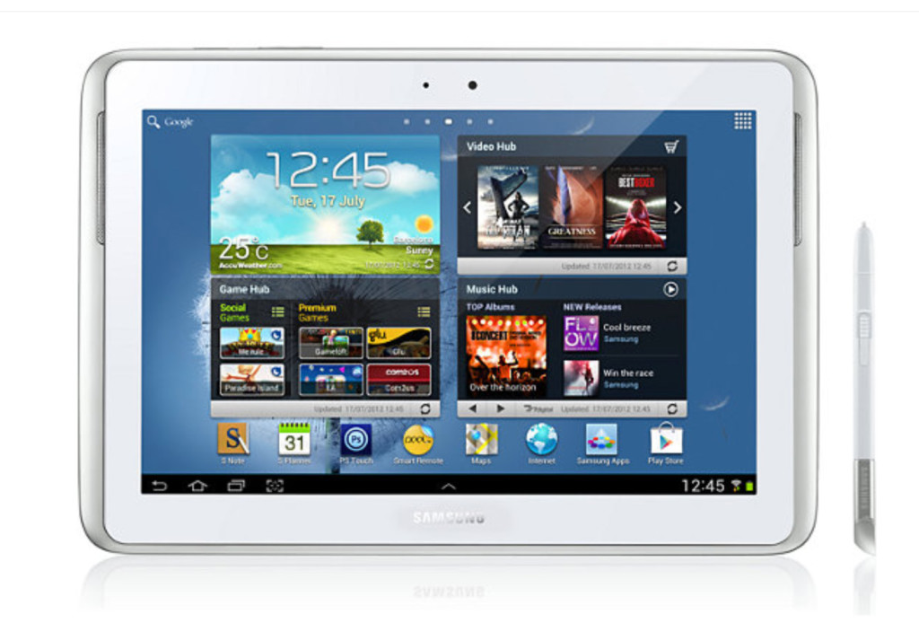 The Samsung Galaxy Note 10.1